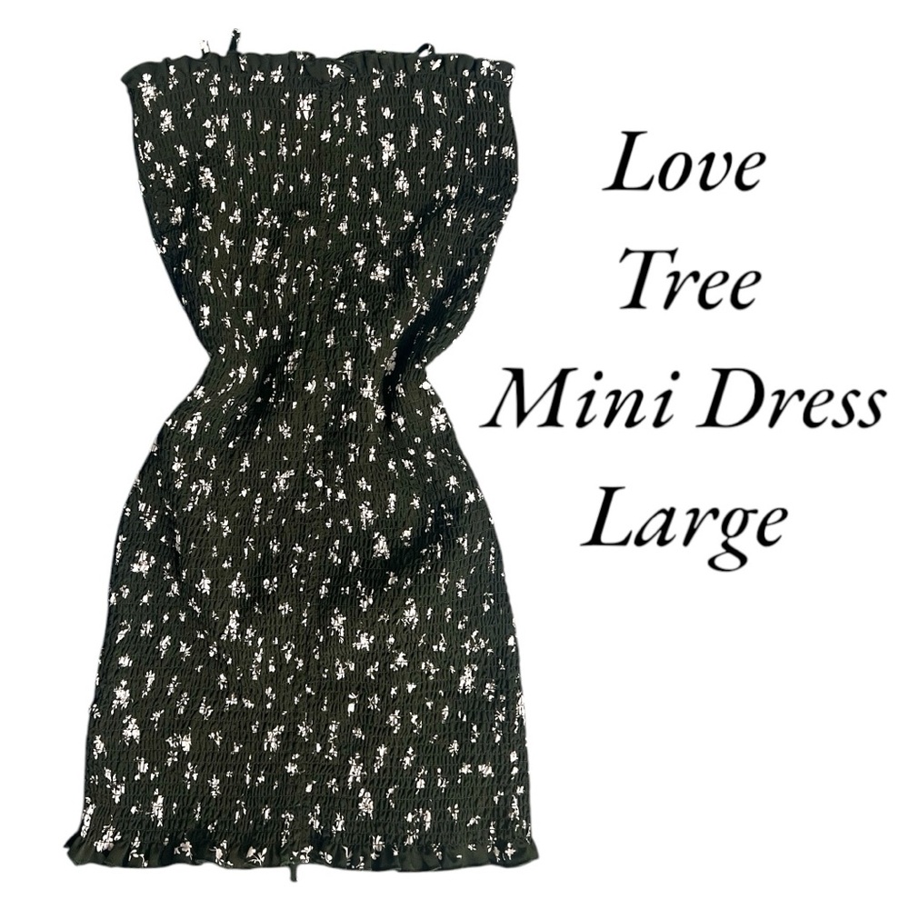 Love Tree Black and White Kids Dress